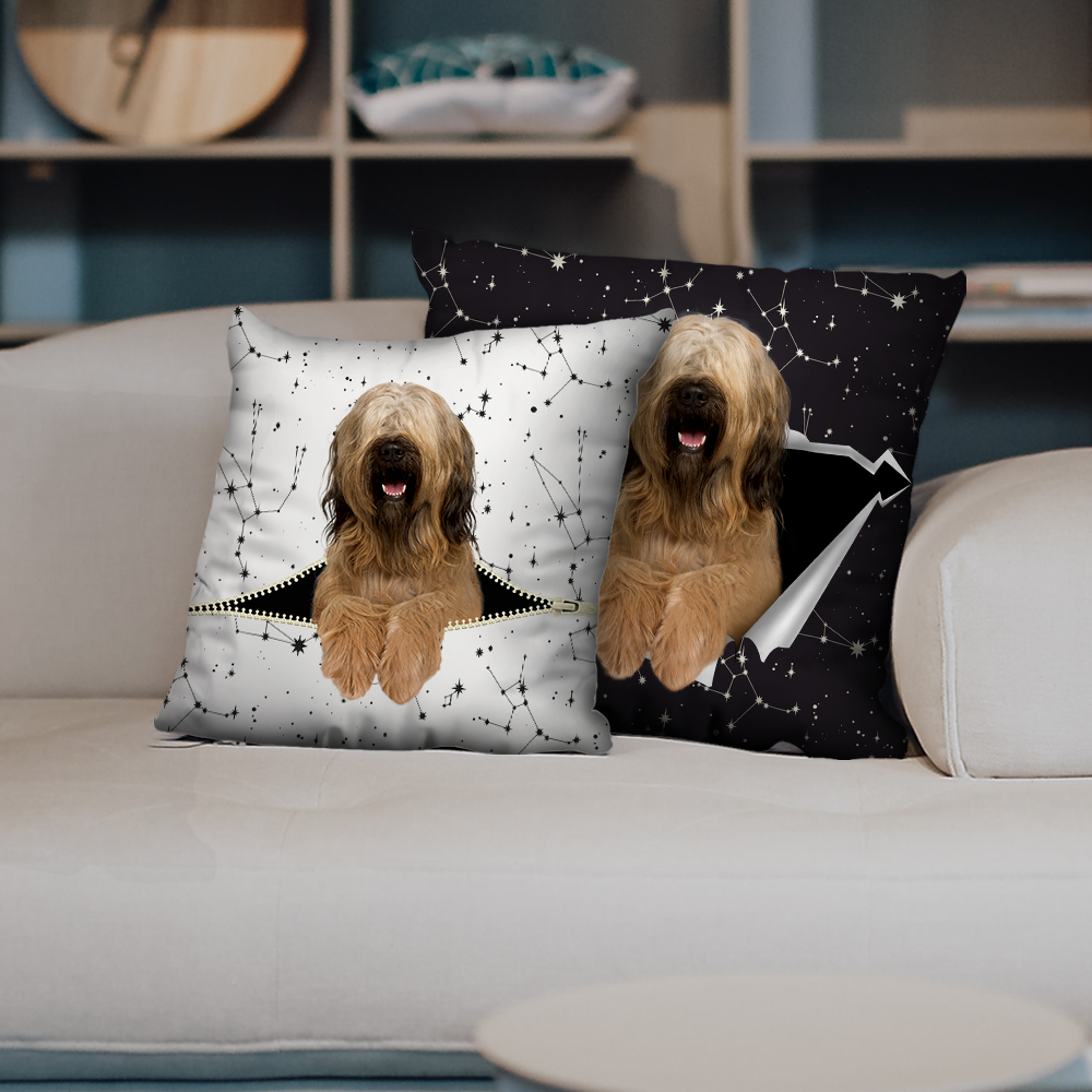 Ils volent votre canapé - Taies d'oreiller Briard V1 (Ensemble de 2)