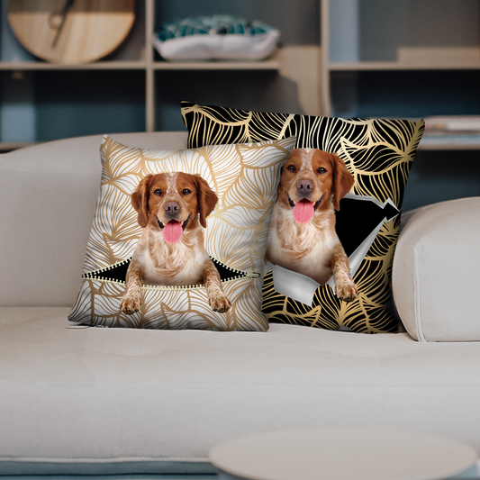 They Steal Your Couch - Brittany Spaniel Pillow Cases V2 (Set of 2)