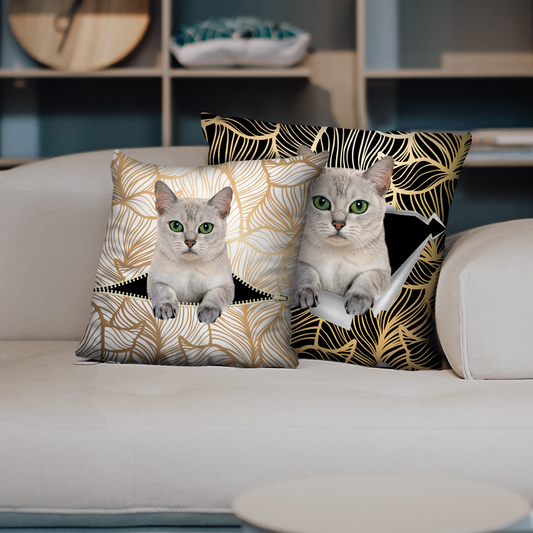 They Steal Your Couch - Burmilla Cat Pillow Cases V1 (Set of 2)