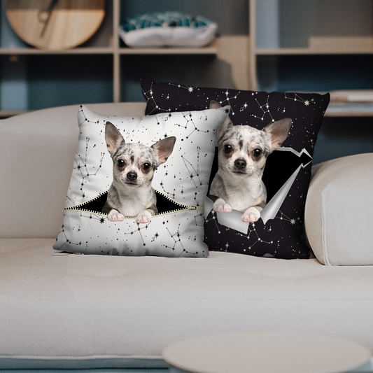 Sie stehlen Ihre Couch – Chihuahua-Kissenbezüge V5 (2er-Set)