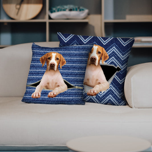 They Steal Your Couch - English Pointer Pillow Cases V1 (Set of 2)