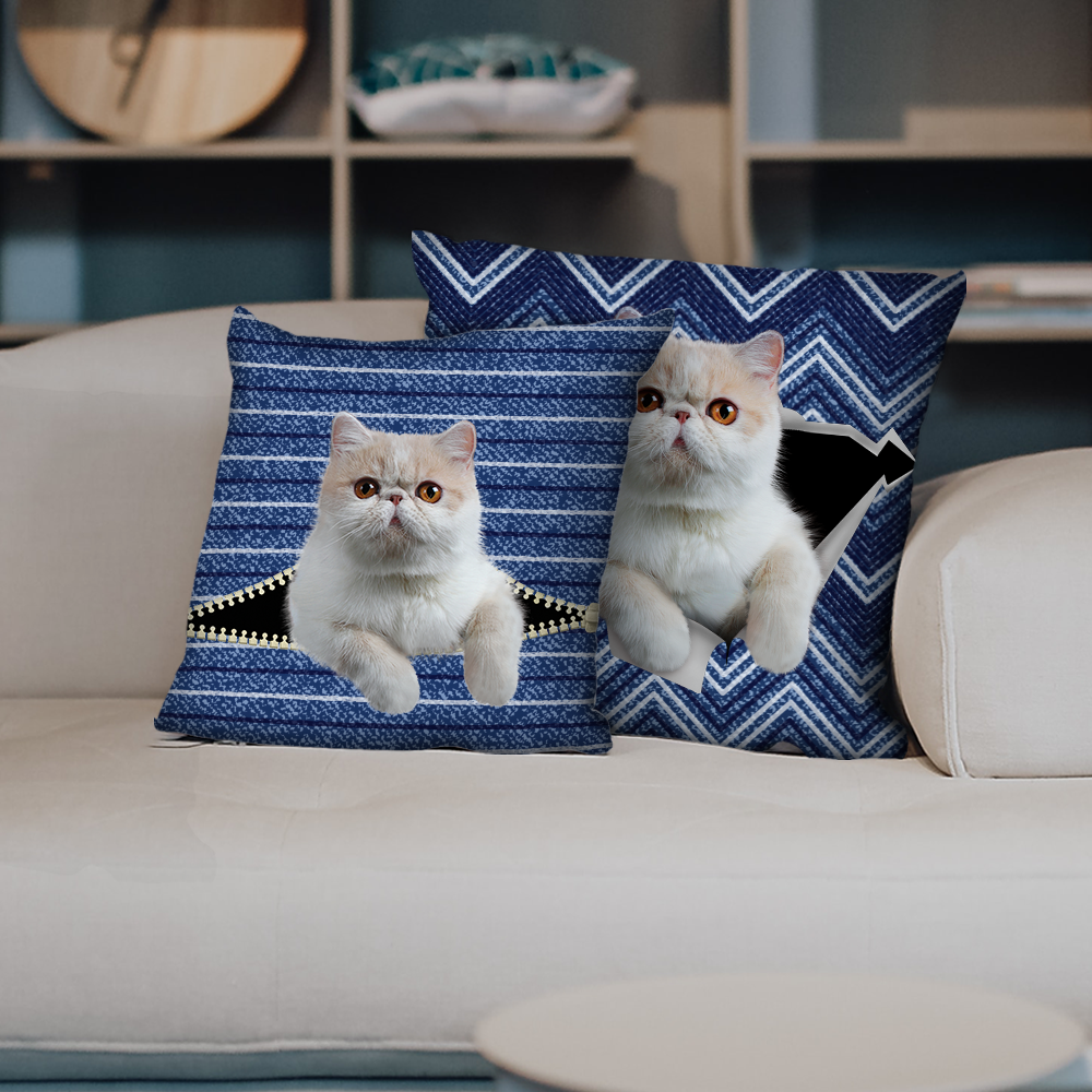 They Steal Your Couch - Exotic Cat Pillow Cases V1 (Set of 2)