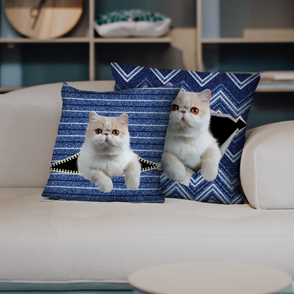 They Steal Your Couch - Exotic Cat Pillow Cases V1 (Set of 2)