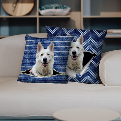 Sie stehlen Ihre Couch – Schäferhund-Kissenbezüge V3 (2er-Set)