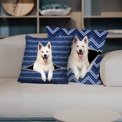 Sie stehlen Ihre Couch – Schäferhund-Kissenbezüge V4 (2er-Set)