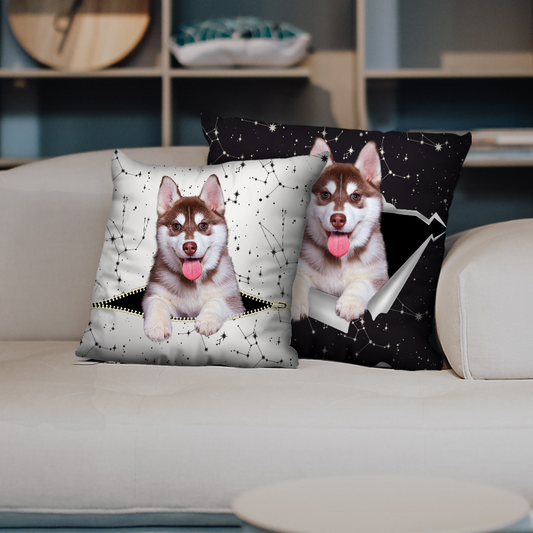 Sie stehlen Ihre Couch – Husky-Kissenbezüge V3 (2er-Set)
