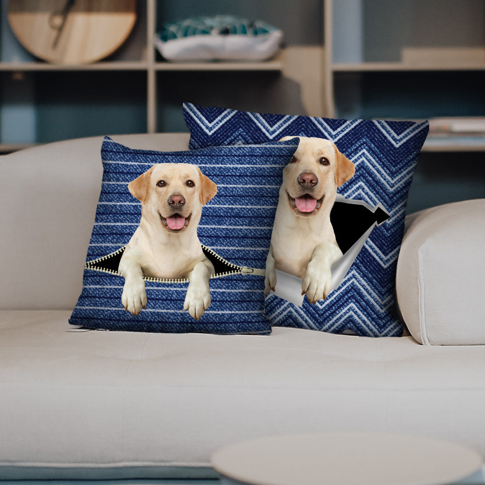 Sie stehlen Ihre Couch – Labrador-Kissenbezüge V4 (2er-Set)