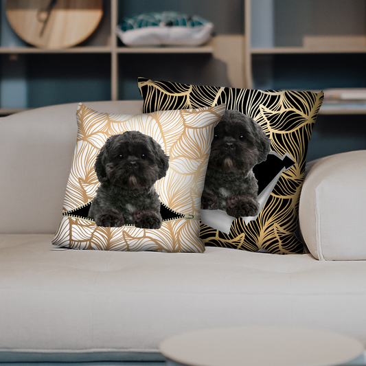 They Steal Your Couch - Lhasa Apso Pillow Cases V1 (Set of 2)