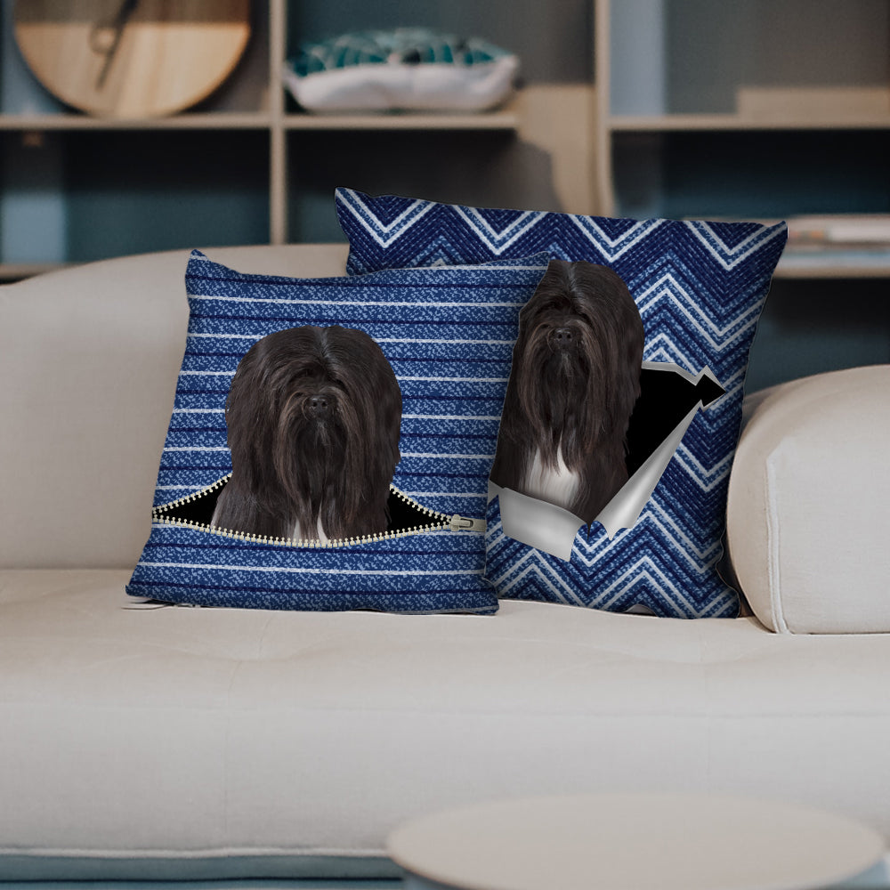 They Steal Your Couch - Lhasa Apso Pillow Cases V2 (Set of 2)