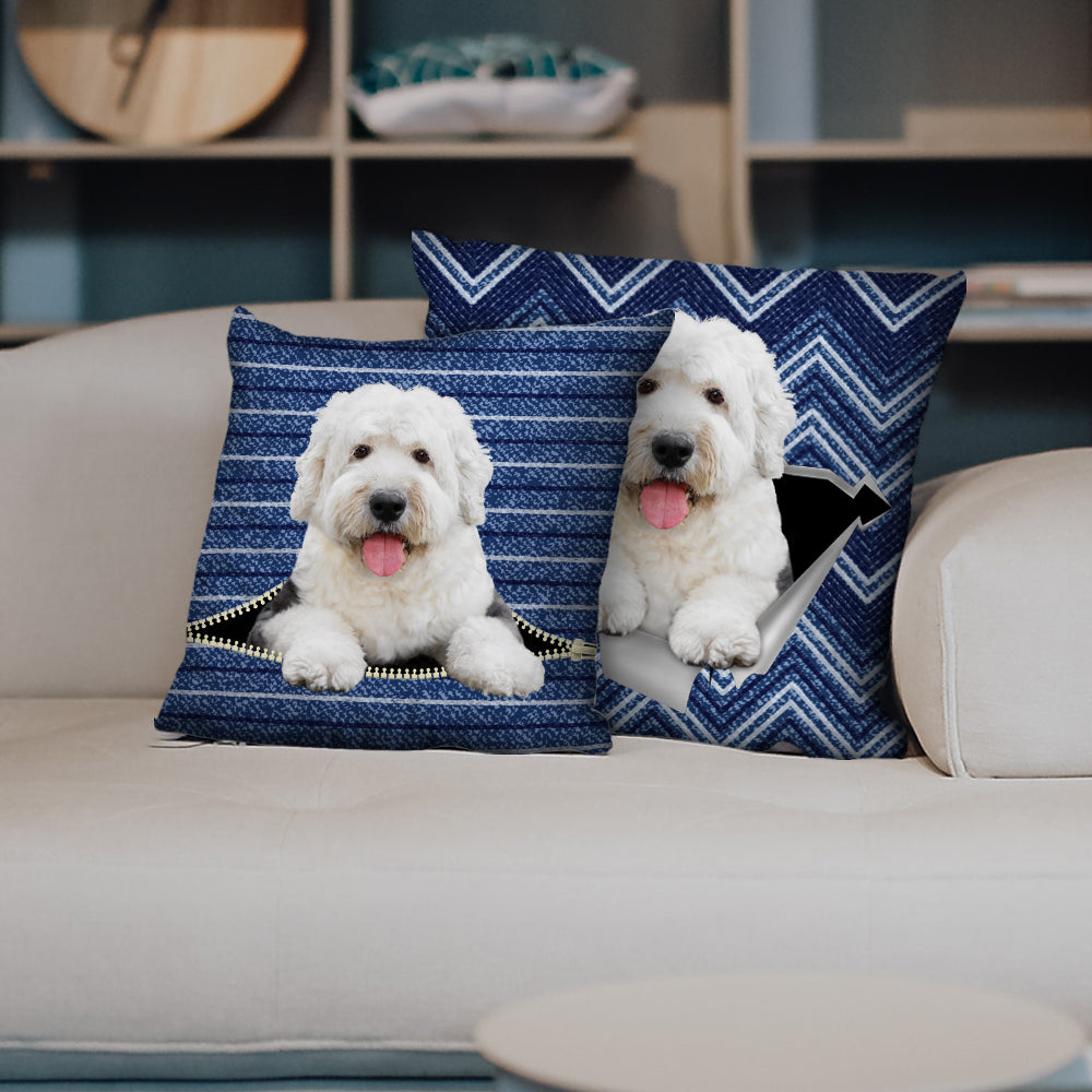 They Steal Your Couch - Old English Sheepdog Pillow Cases V1 (Set of 2)