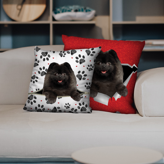 They Steal Your Couch - Pomeranian Pillow Cases V5 (Set of 2)