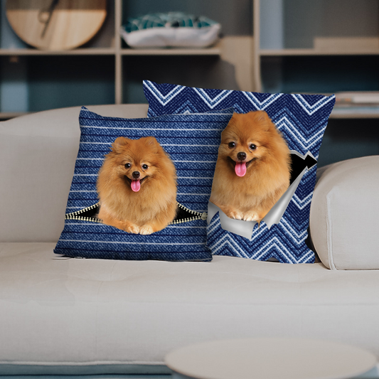 They Steal Your Couch - Pomeranian Pillow Cases V6 (Set of 2)