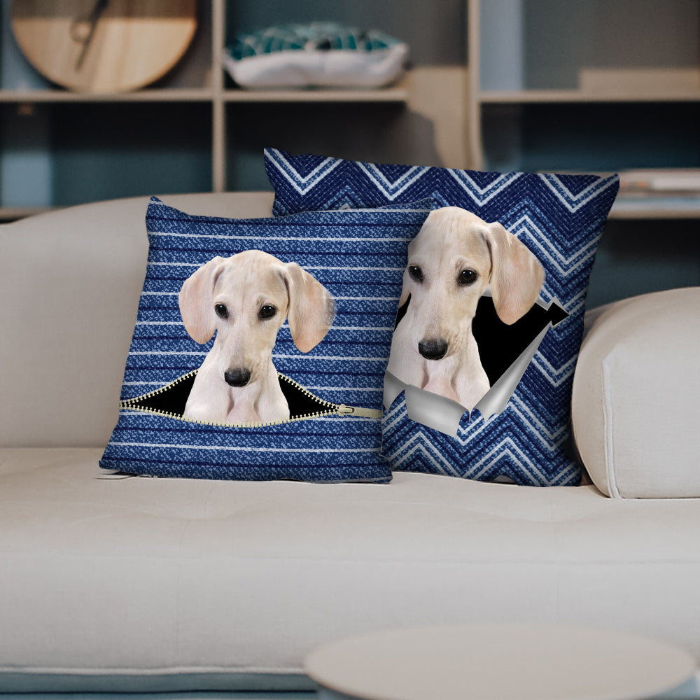 They Steal Your Couch - Smooth Saluki Pillow Cases V3 (Set of 2)