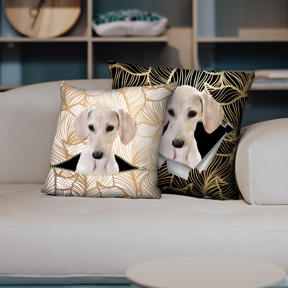 They Steal Your Couch - Smooth Saluki Pillow Cases V3 (Set of 2)