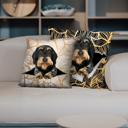 They Steal Your Couch - Wire Haired Dachshund Pillow Cases V2 (Set of 2)