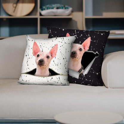 Ils volent votre canapé - Taies d'oreiller American Hairless Terrier V2 (Ensemble de 2)