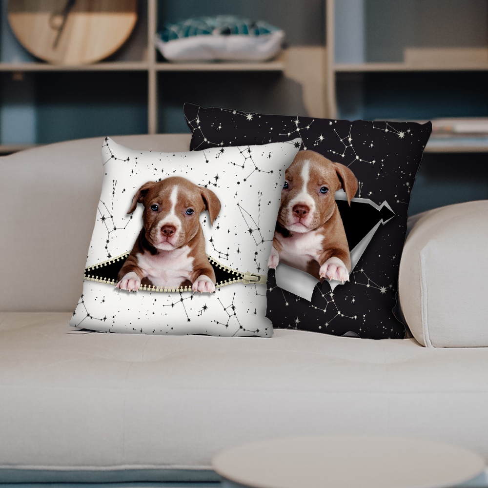 Sie stehlen Ihre Couch – American Pit Bull Terrier Kissenbezüge V1 (2er-Set)