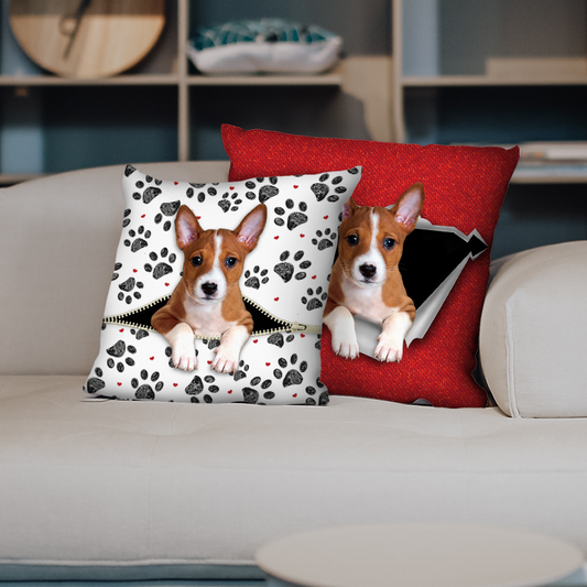 They Steal Your Couch - Basenji Pillow Cases V1 (Set of 2)