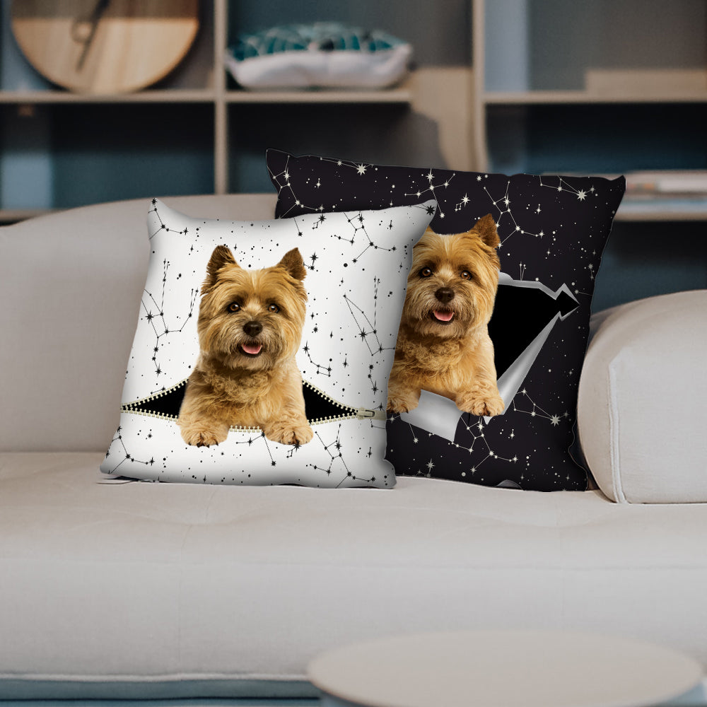 Sie stehlen Ihre Couch – Cairn Terrier Kissenbezüge V1 (2er-Set)