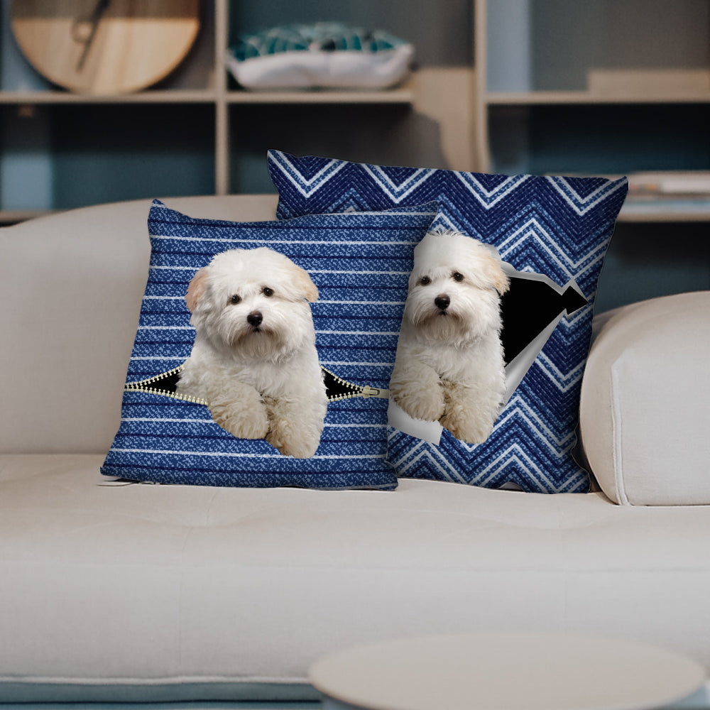 They Steal Your Couch - Coton De Tulear Pillow Cases V1 (Set of 2)