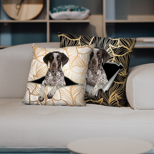 They Steal Your Couch - German Shorthaired Pointer Pillow Cases V1 (Set of 2)