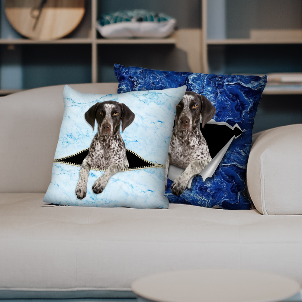They Steal Your Couch - German Shorthaired Pointer Pillow Cases V1 (Set of 2)