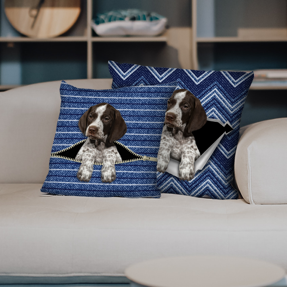 They Steal Your Couch - German Shorthaired Pointer Pillow Cases V2 (Set of 2)