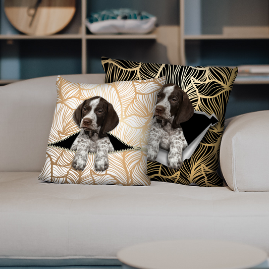 They Steal Your Couch - German Shorthaired Pointer Pillow Cases V2 (Set of 2)