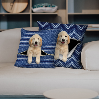 They Steal Your Couch - Golden Retriever Pillow Cases V1 (Set of 2)
