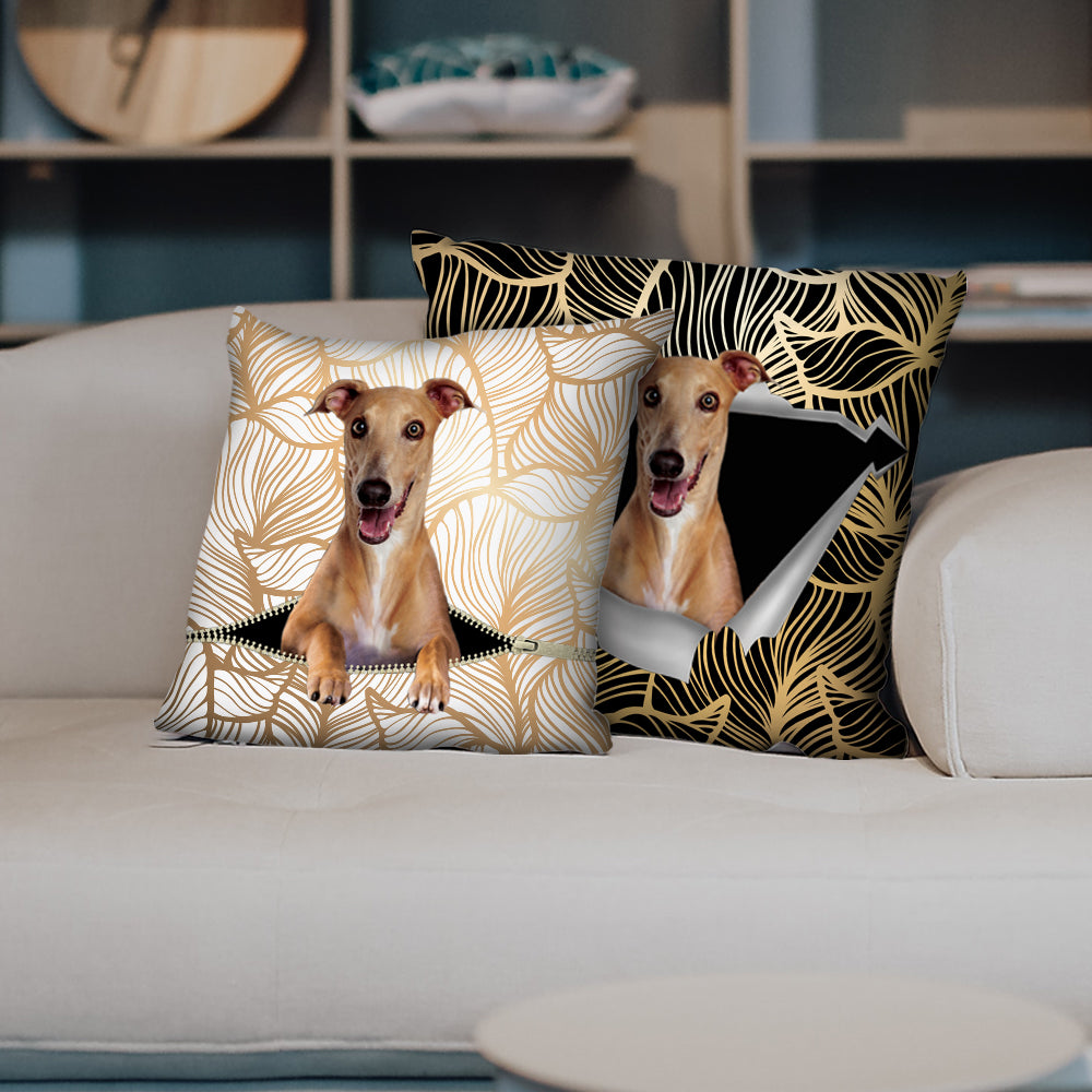 Sie stehlen Ihre Couch – Greyhound-Kissenbezüge V1 (2er-Set)