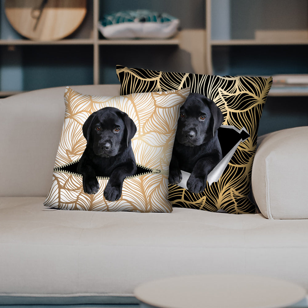 Sie stehlen Ihre Couch – Labrador-Kissenbezüge V3 (2er-Set)