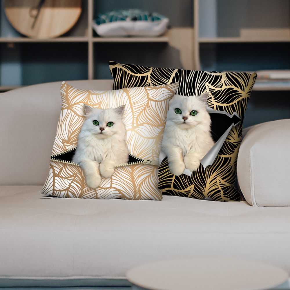 They Steal Your Couch - Persian Chinchilla Cat Pillow Cases V1 (Set of 2)