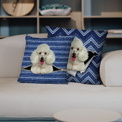They Steal Your Couch - Poodle Pillow Cases V2 (Set of 2)
