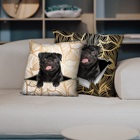 They Steal Your Couch - Pug Pillow Cases V2 (Set of 2)