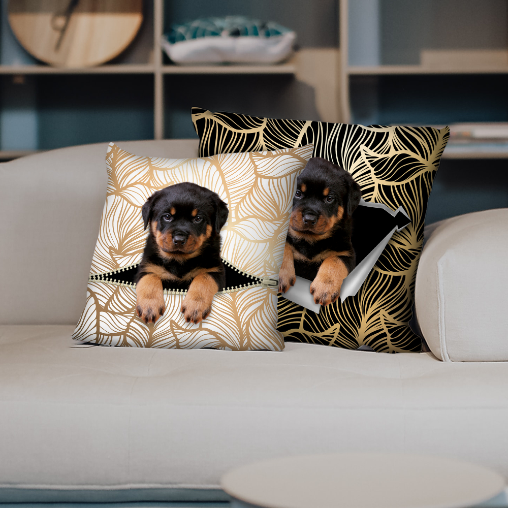 They Steal Your Couch - Rottweiler Pillow Cases V2 (Set of 2)
