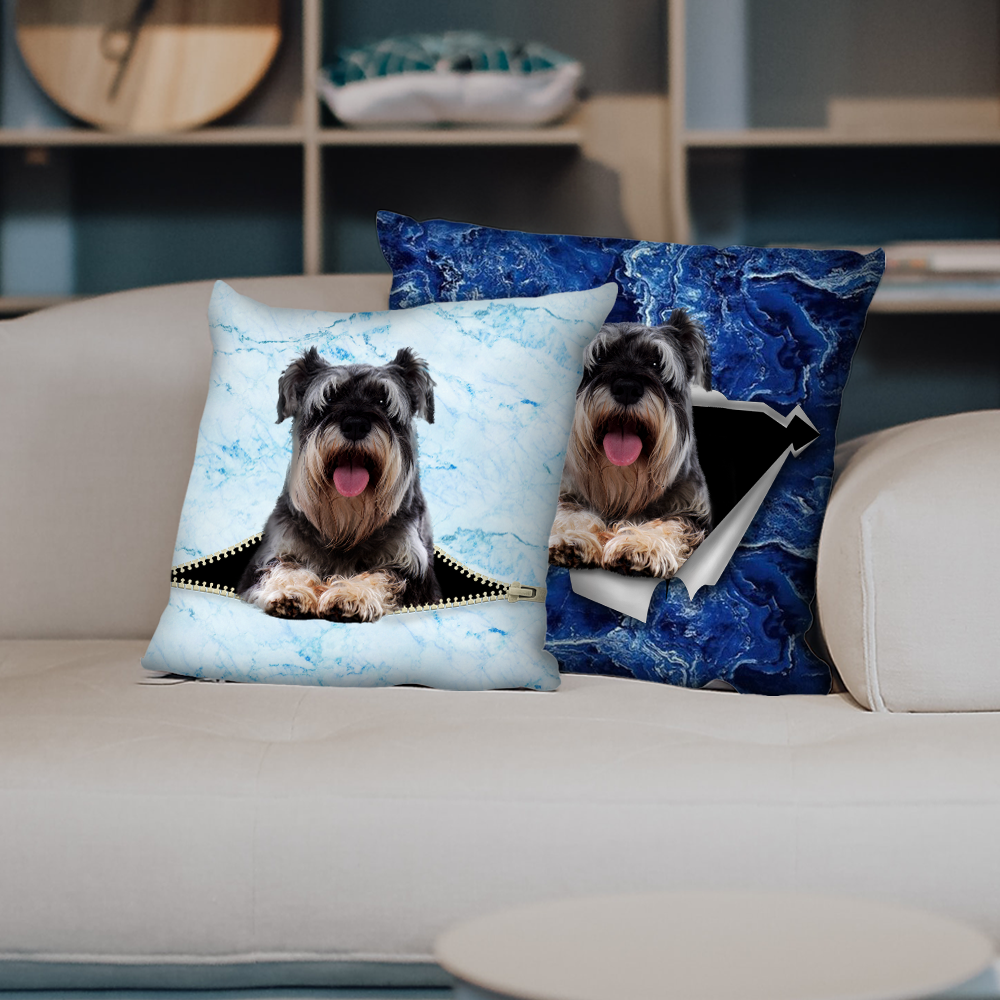 They Steal Your Couch - Schnauzer Pillow Cases V1 (Set of 2)