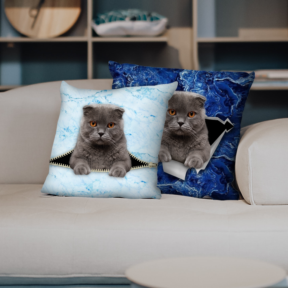 They Steal Your Couch - Scottish Fold Cat Pillow Cases V1 (Set of 2)
