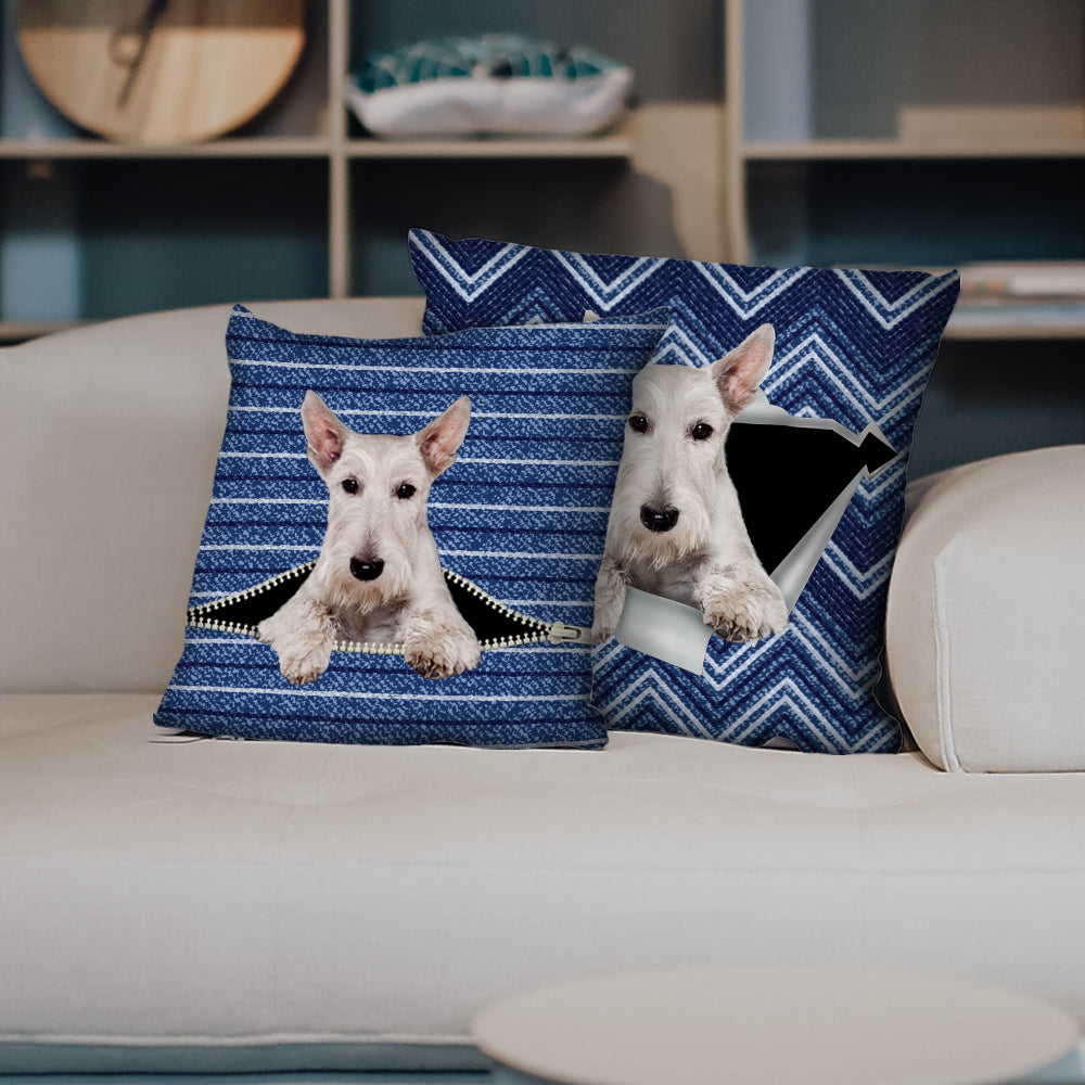 Sie stehlen Ihre Couch – Scottish Terrier Kissenbezüge V1 (2er-Set)