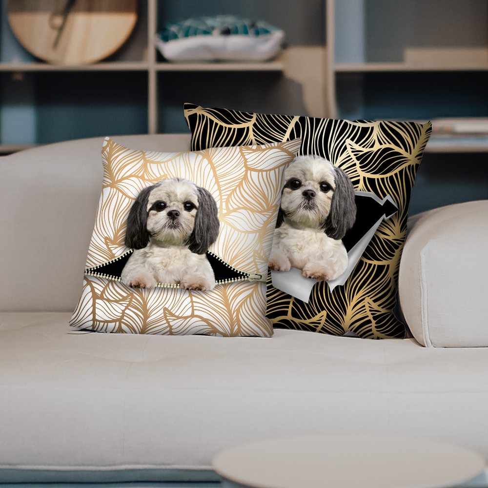 They Steal Your Couch - Shih Tzu Pillow Cases V2 (Set of 2)
