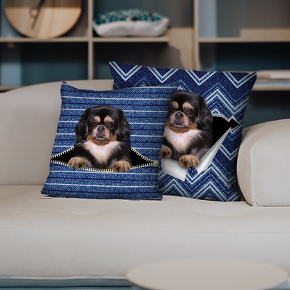 They Steal Your Couch - Tibetan Spaniel Pillow Cases V2 (Set of 2)