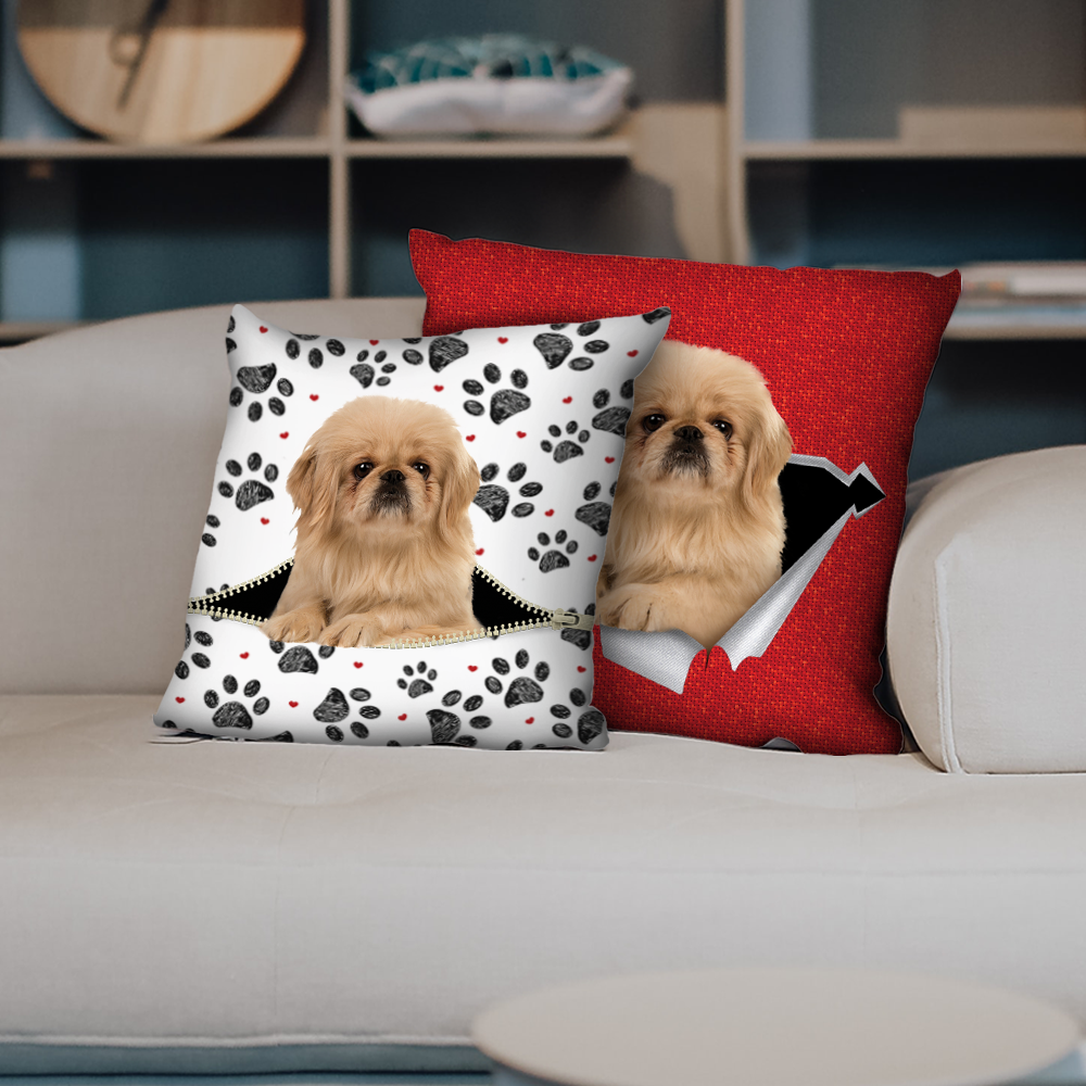 They Steal Your Couch - Tibetan Spaniel Pillow Cases V3 (Set of 2)