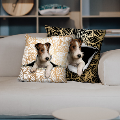 They Steal Your Couch - Wire Fox Terrier Pillow Cases V1 (Set of 2)