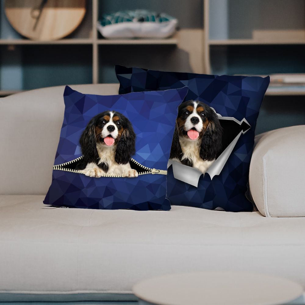 They Steal Your Couch - Cavalier King Charles Spaniel Pillow Cases V3 (Set of 2)