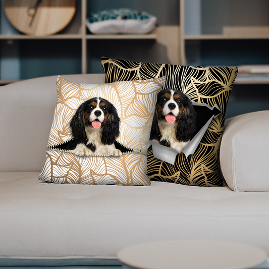 They Steal Your Couch - Cavalier King Charles Spaniel Pillow Cases V3 (Set of 2)