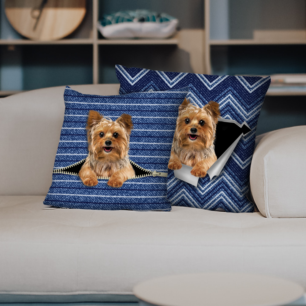 They Steal Your Couch - Yorkshire Terrier Pillow Cases V2 (Set of 2)