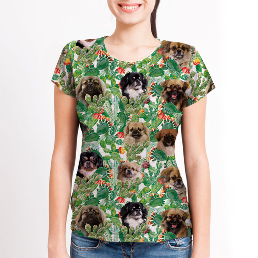 Tibetan Spaniel - Hawaiian T-Shirt V2