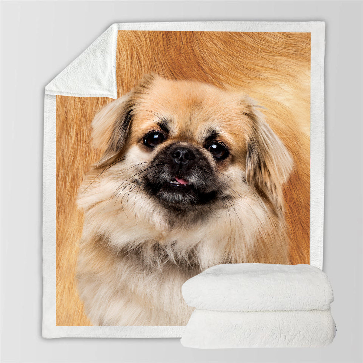 Tibetan Spaniel Blanket V1