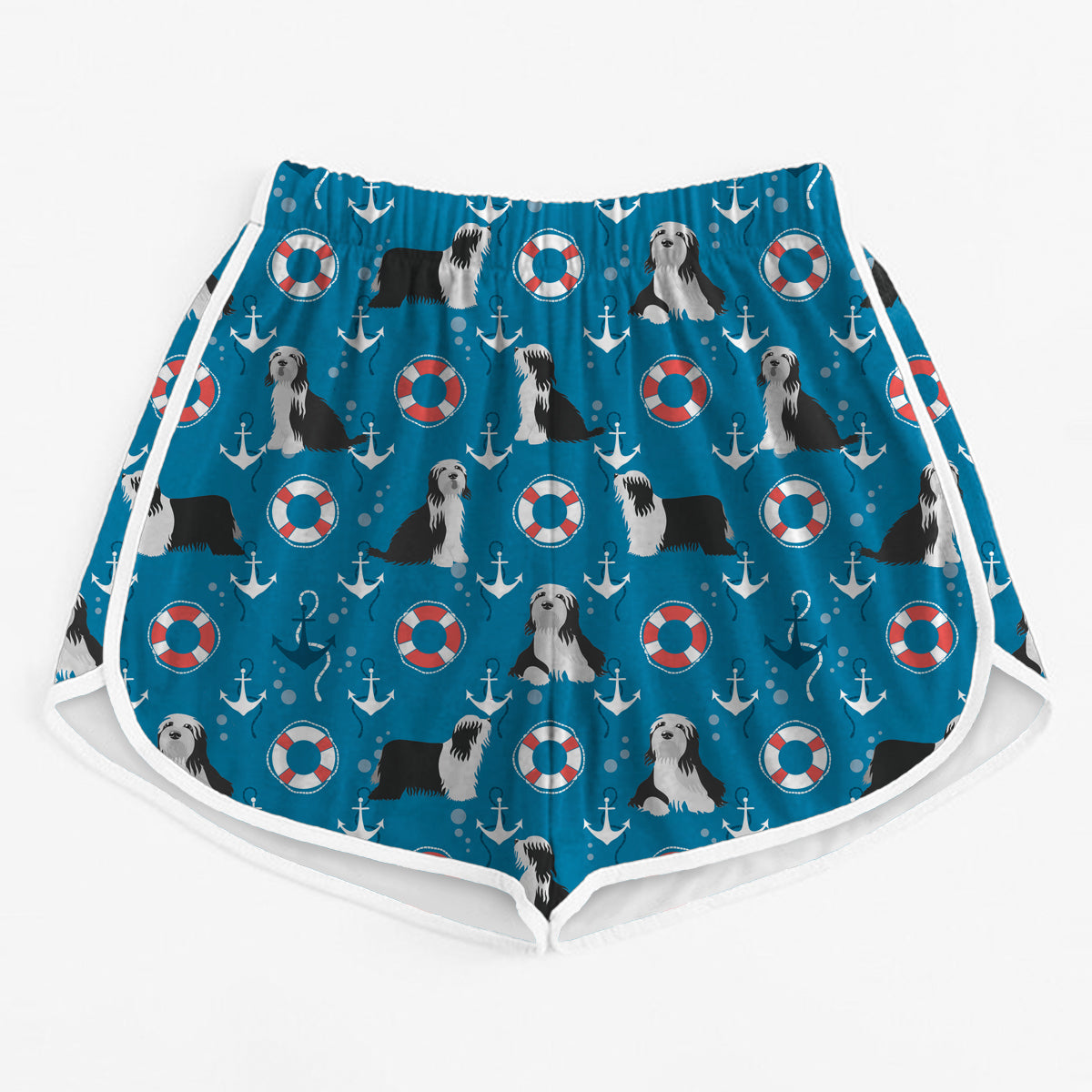 Terrier tibétain - Short de course coloré pour femme V1