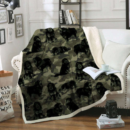 Tibetischer Mastiff-Camouflage-Decke V1
