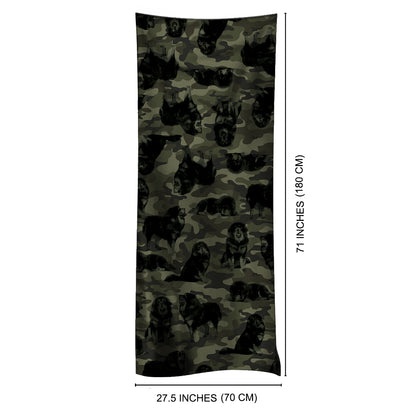 Tibetischer Mastiff-Camouflage-Schal V1